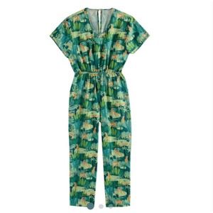 WORLD MARKET Jungle Tiger Print Jumpsuit